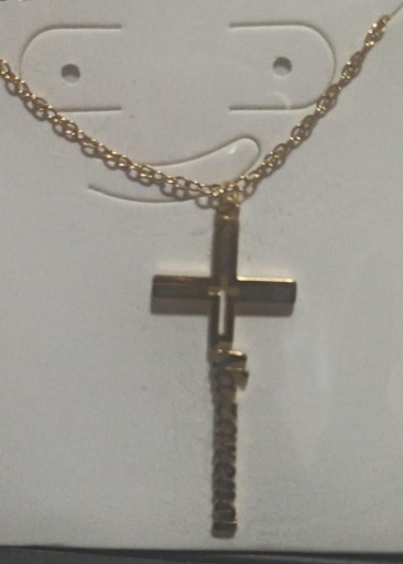 Collar de cruz dorada Nazareno